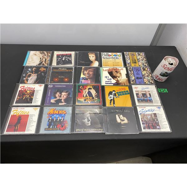 Lot of 20 music CDs featuring various artists