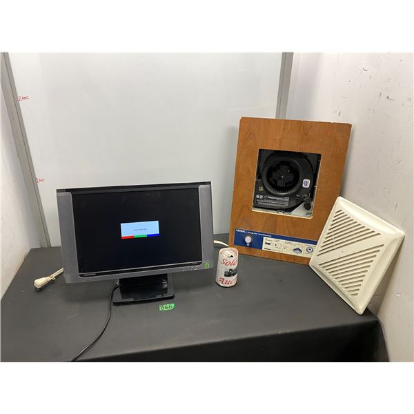 Compaq computer monitor, exhaust fan