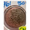 Image 2 : 1961 Canadian 50 cent coin