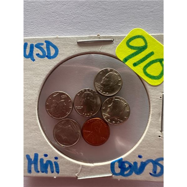 Miniature USA coins