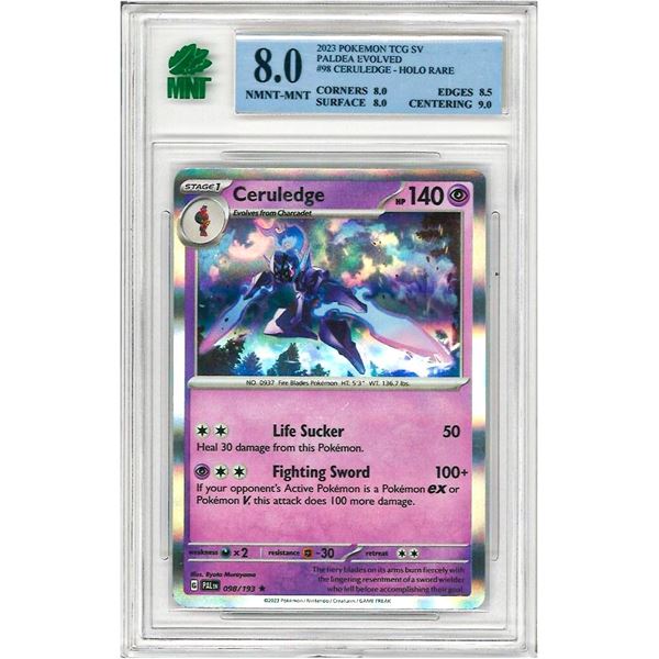 2023 Pokemon Tcg Sv " CERULEDGE " # 98 - Paldea Ev