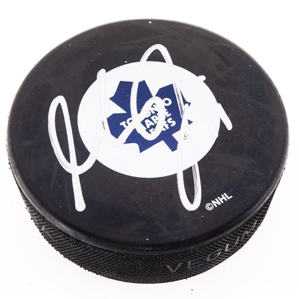 Toronto Maple Leaf "MAX DOMI" Autographed Puck