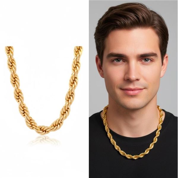 Valencia 18kt Gold Layered Oro Laminado 60cm Rope