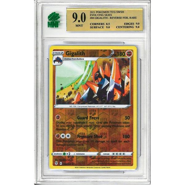 2021 Pokemon Tcg Swsh " GIGALITH " # 88 - Evolving