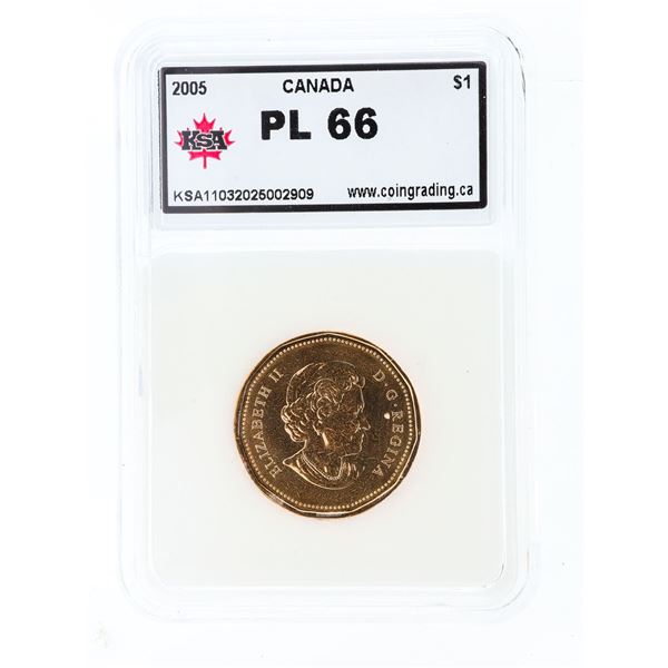Canada 2005 One Dollar loon PL66 KSA