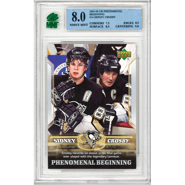 2005-06 " SIDNEY CROSBY " # 14 - Ud Phenomenal , B