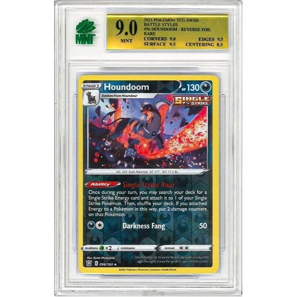 2021 Pokemon Tcg Swsh " HOUNDOOM " # 96 - Battle S