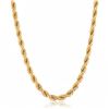 Image 2 : Valencia 18kt Gold Layered Oro Laminado 45cm Rope