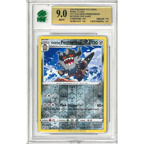 2020 Pokemon Tcg Swsh " GALARIAN PERRSERKER " # 12
