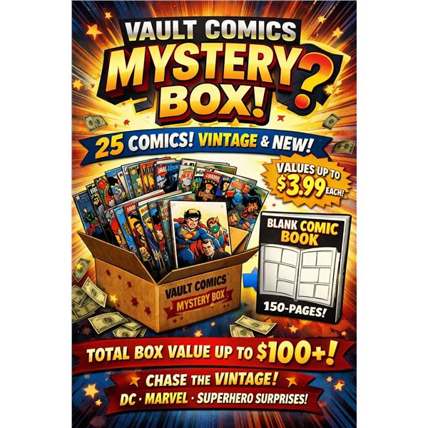 Vault Comics Mystery Box Ð 25 Comics + 150-Page Co