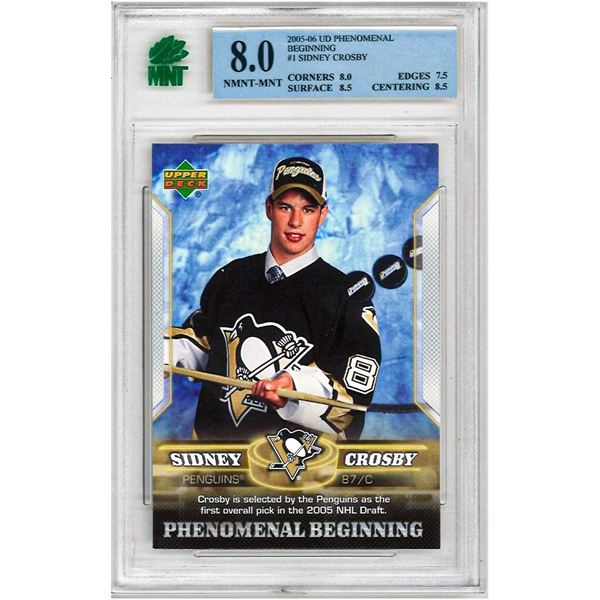 2005-06 " SIDNEY CROSBY " # 1 - Ud Phenomenal , Be