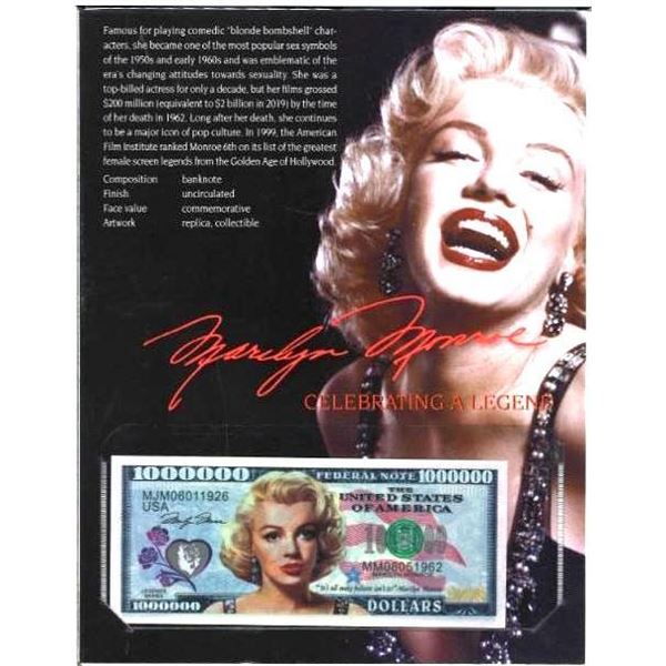 Marilyn Monroe -Million Dollar Collectible on Gicl