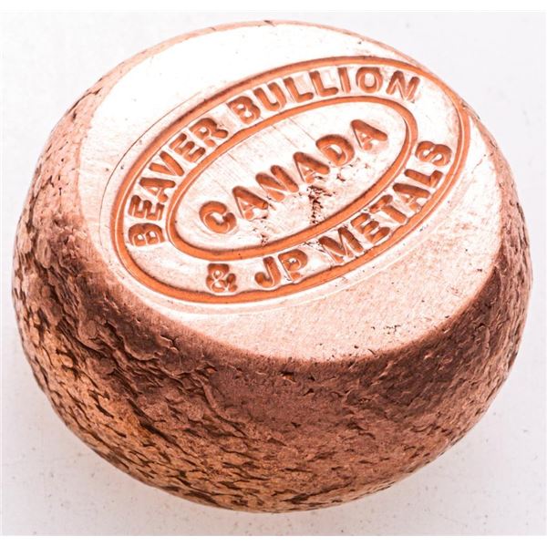 .999 Fine Pure Copper  - 3oz.  Round (BJB)