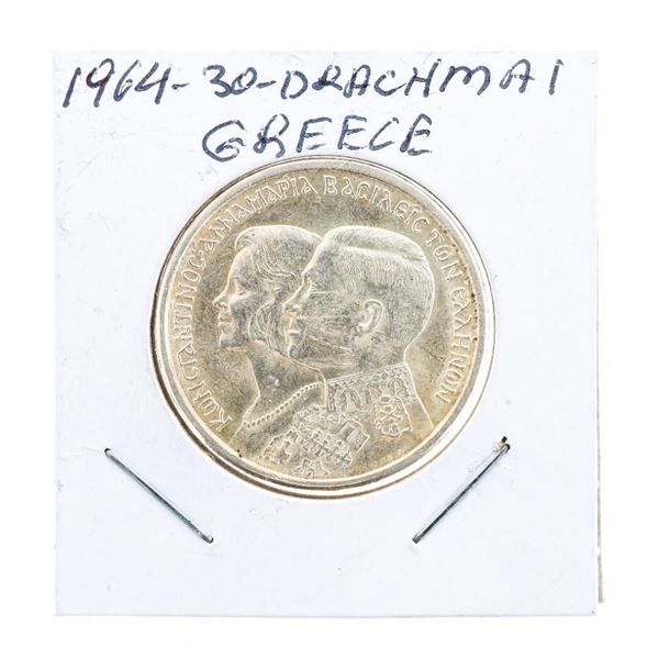 1964 Greece 30 Drachmai