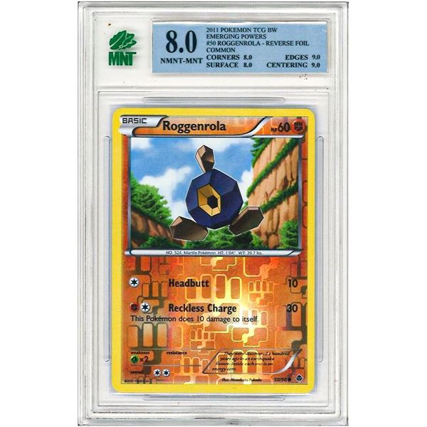 2011 Pokemon Tcg Bw " ROGGENROLA " # 50 - Emerging