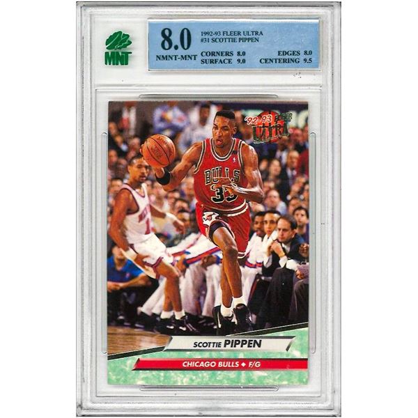 1992-93 Fleer Ultra " SCOTTIE PIPPEN " # 31 - NMNT