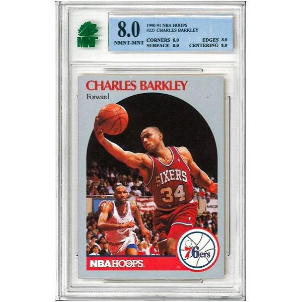 1990-91 Nba Hoops " CHARLES BARKLEY " # 225 - NMNT