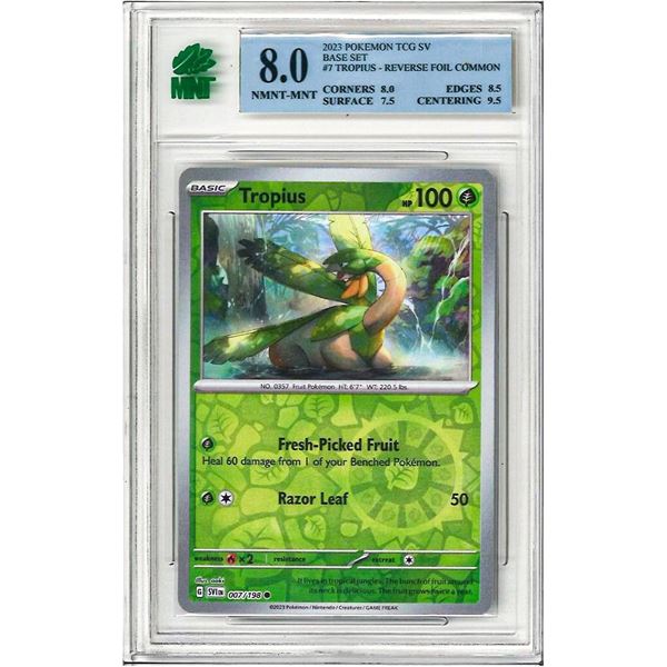 2023 Pokemon Tcg Sv " TROPIUS " # 7 - Base Set , R