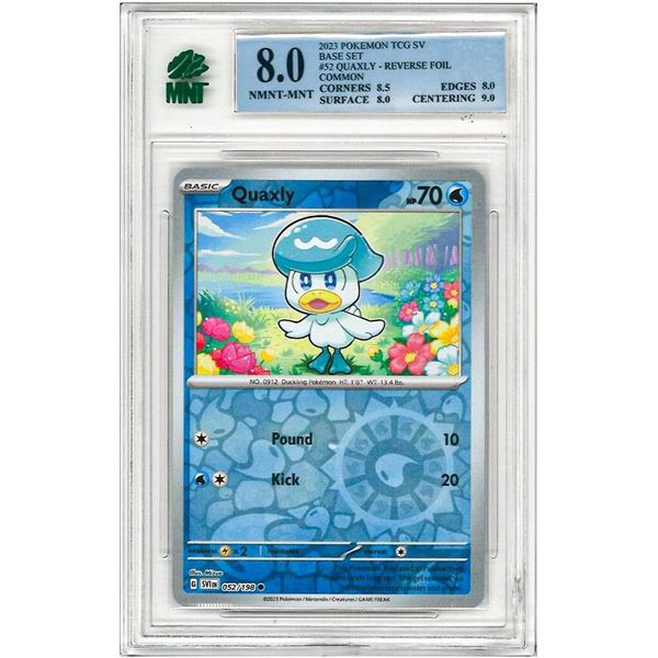 2023 Pokemon Tcg Sv " QUAXLY " # 52 - Base Set , R