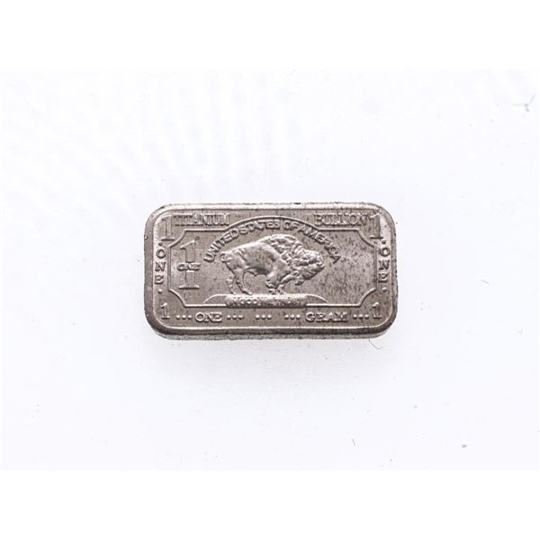 Titanium 1 GR. Bar