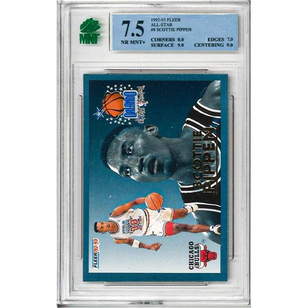 1992-93 Fleer " SCOTTIE PIPPEN " # 8 - All-Star ,