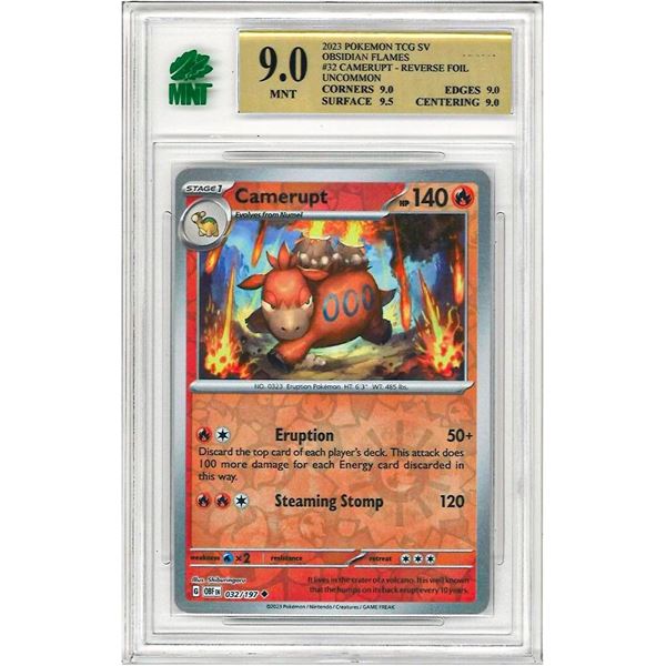 2023 Pokemon Tcg Sv " CAMERUPT " # 32 - Obsidian F