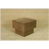 Image 1 : Brown Suede Cloth Fabric Ottoman X5