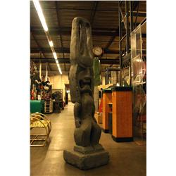 Life Size Eastern Island Tiki Hawaii God Statue 2