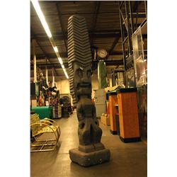 Life Size Eastern Island Tiki Hawaii God Statue 3