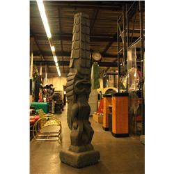 Life Size Eastern Island Tiki Hawaii God Statue 5