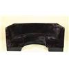 Image 1 : Large Dark Brown Velvet U-Shape Dining Booth x3