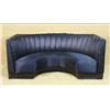 Image 1 : Navy Blue Seating U-Shaped Dining Booth X4