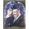 Image 1 : Large Light Up Folding Mural Wall Panel Portrait "Count Base" 9' Foot Tall, Hand Painted 
