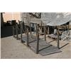 Image 2 : 20' Foot Long Grey Prop Bridge with Rope Arm Rails 