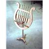 Image 1 : 1920's Custom Iron and Wood Greek Harp Sheet Music Stand