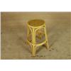 Image 1 : Yellow Painted Bent Rattan Bar Stool X10