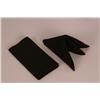 Image 1 : "Law Abiding Citizen" with "Gerard Butler" Original Prop set of 2 Black Cloth Napkins.