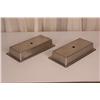 Image 1 : 2009 "Law Abiding Citizen" Set of 2 Stainless Serving Dishes