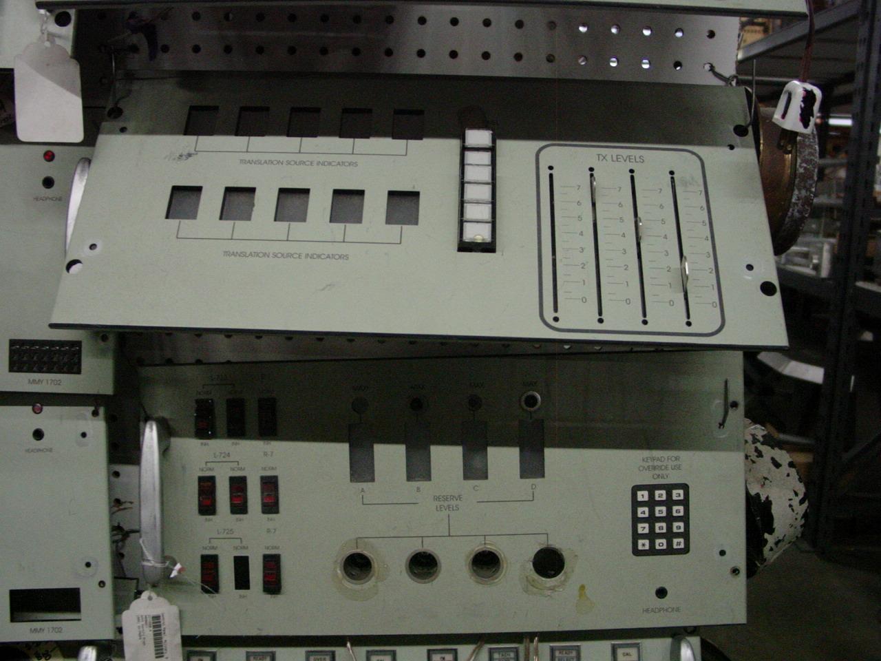 Lot of 10 Original Hollywood Prop House Science Fiction Control Panels