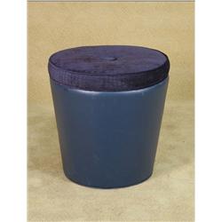 "Powder Blue" 2009 with "Patrick Swayze" Ultra Modern Foot Stool used as a Movie Prop