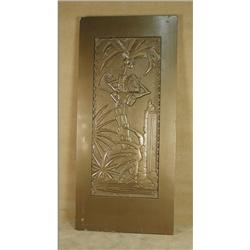"The Mask" 1994 with "Jim Carrey" Large Gold 10' Foot Coco Bongo Door - used as a Movie Prop