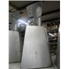 Image 1 : Silver Painted Futuristic Pedestal with Light along the top