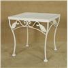 Image 1 : "Dream Girls" 2006 with "Jamie Foxx" White Wire Frame Patio Side Table used as a Movie Prop
