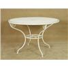 Image 1 : "Dream Girls" 2006 with "Jamie Foxx" White Wire Frame Patio Picnic Table used as a Movie Prop