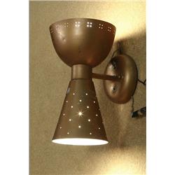 "I walk the line" Casino Wall Sconce X2
