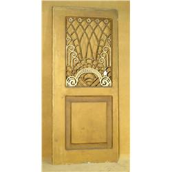 Gold Color Wooden with Iron Door Deco Design X2