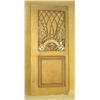 Image 1 : Gold Color Wooden with Iron Door Deco Design X2