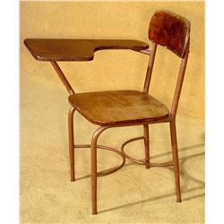Antique Wooden School Desk X2