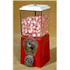 Image 1 : Vintage Red Gumball Machine with Deco styling