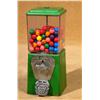 Image 1 : Vintage Green Gumball Machine with Deco styling